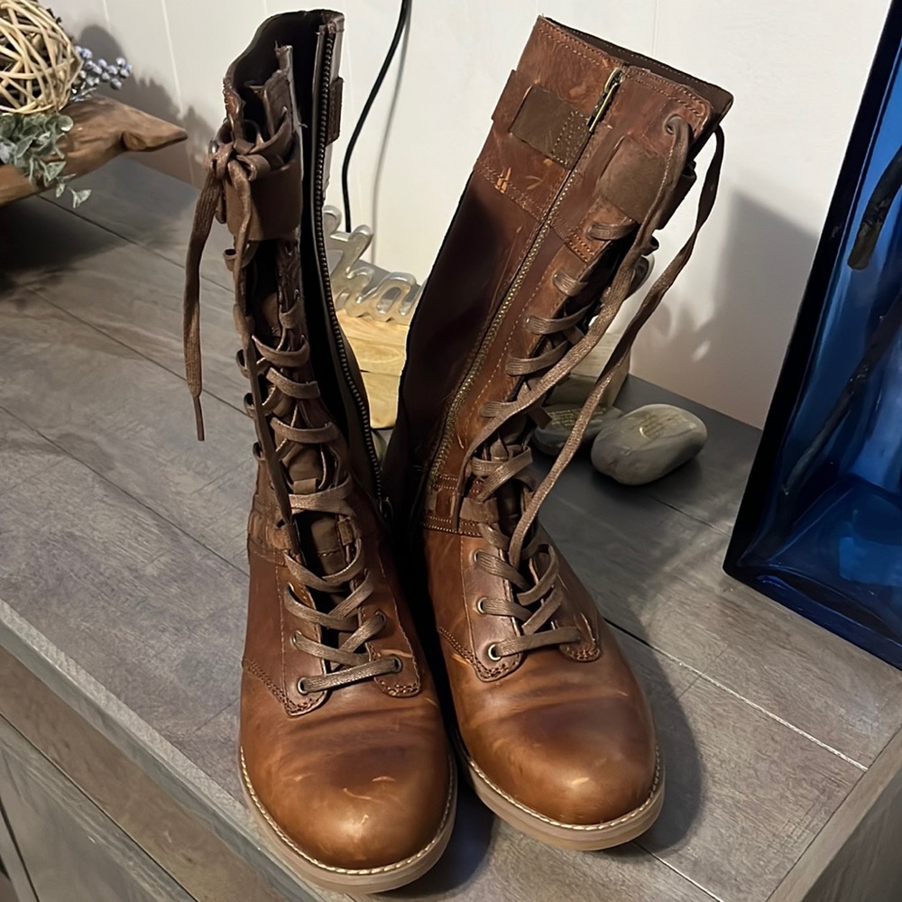 Brown Timberland boots